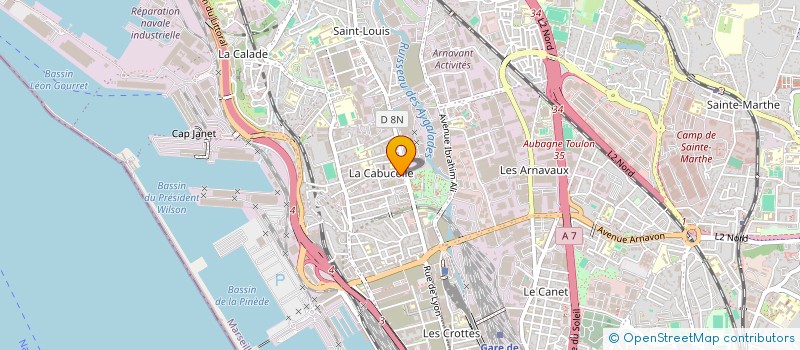 localisation de l'entreprise RIMON à MARSEILLE