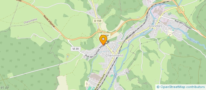 localisation de l'entreprise RIMOULIN  CHENIMENIL