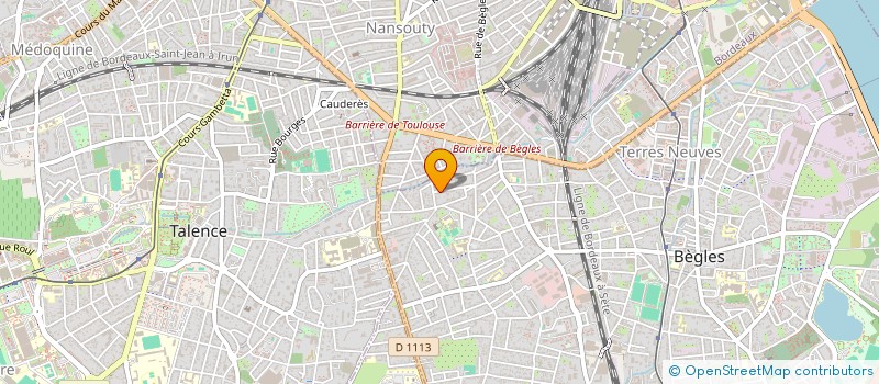 localisation de l'entreprise RIMSHOT DB à BEGLES