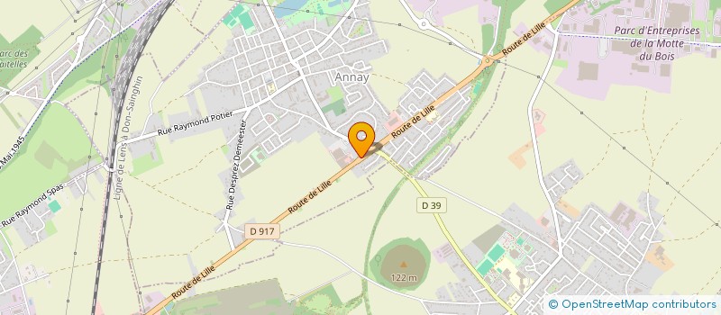 localisation de l'entreprise RIMU-1  VENDIN-LE-VIEIL