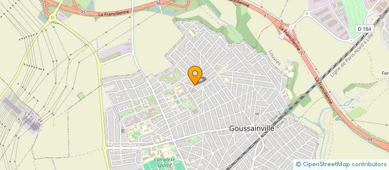 localisation de l'entreprise RIN BAT  GOUSSAINVILLE