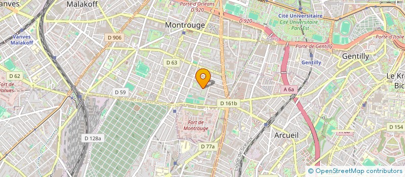 localisation de l'entreprise RIN TECH  MONTROUGE