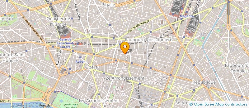 localisation de l'entreprise RINA à PARIS
