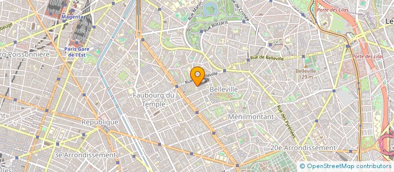 localisation de l'entreprise RINA ETUDE à PARIS