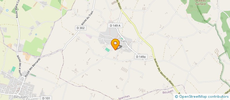 localisation de l'entreprise RINACHEL  MARCHES