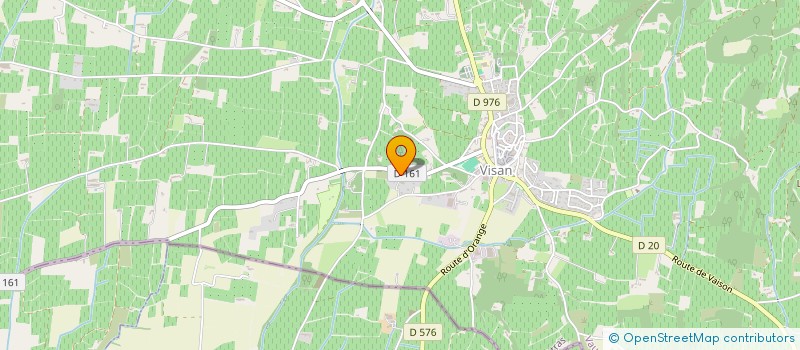 localisation de l'entreprise RINALDI  VISAN