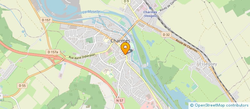 localisation de l'entreprise RINALDI CONSTRUCTION à CHARMES