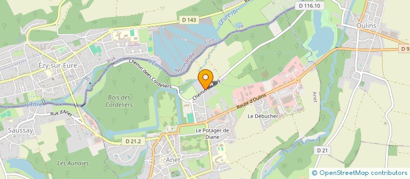 localisation de l'entreprise RINALDI FRANCE à OULINS