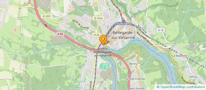 localisation de l'entreprise RINALDI PAYSAGES à VALSERHONE