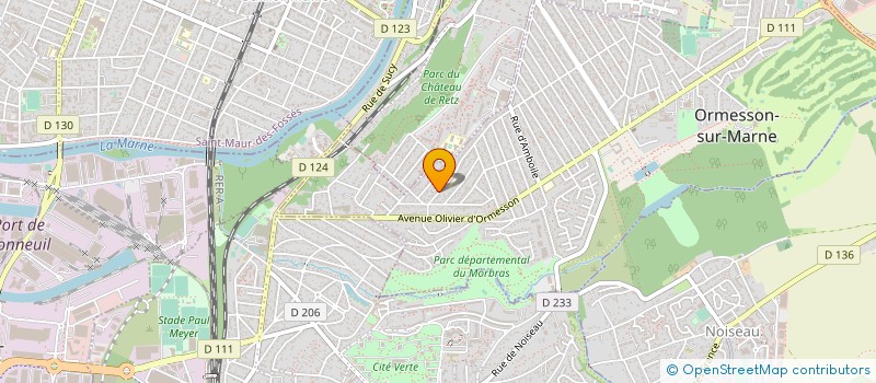 localisation de l'entreprise RINAMARE à ORMESSON-SUR-MARNE