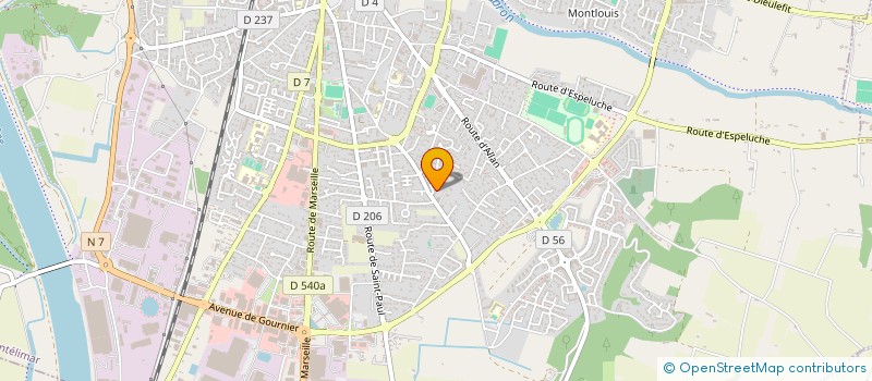 localisation de l'entreprise RINAT à MONTELIMAR