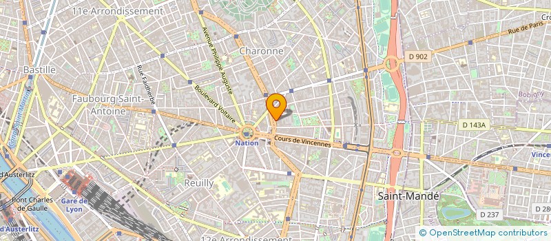 localisation de l'entreprise RINAVISION à PARIS