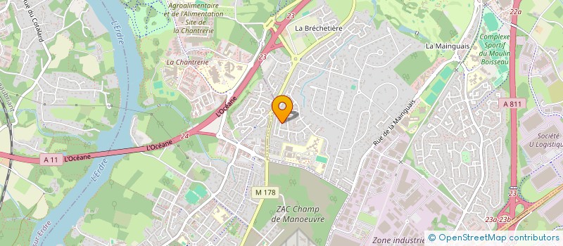 localisation de l'entreprise RINBERT  CARQUEFOU