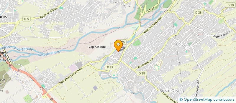 localisation de l'entreprise RINCE  SAINT-PIERRE