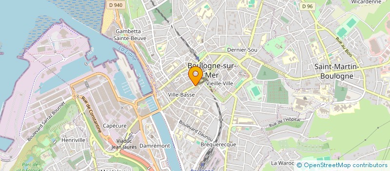localisation de l'entreprise RINCE-COLLIGNON à BOULOGNE-SUR-MER