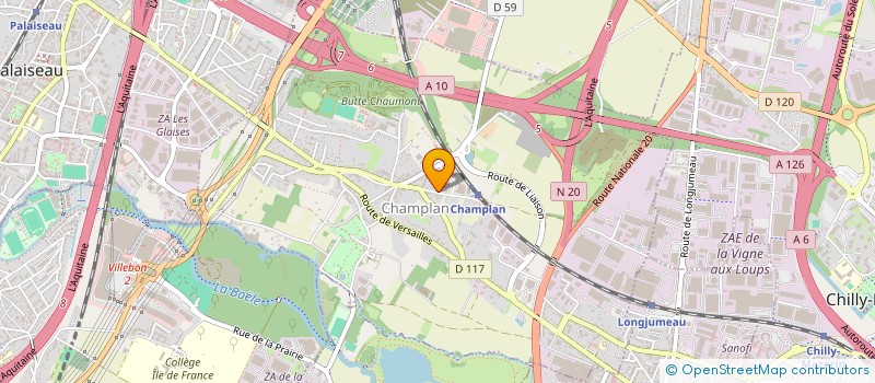 localisation de l'entreprise RINCENT BTP SERVICES RECHERCHE EXPERTISE à CHAMPLAN