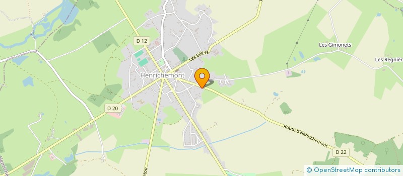 localisation de l'entreprise RINCESSE  HENRICHEMONT