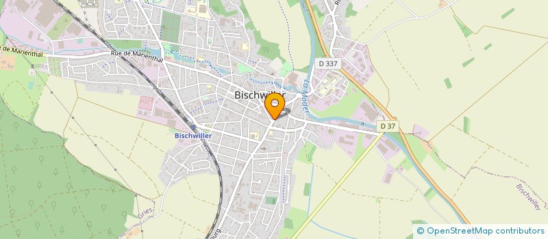 localisation de l'entreprise RINCKENBERGER FRERES BRASSERIE  BISCHWILLER