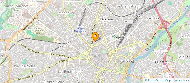 localisation de l'entreprise RINCONADA à LIMOGES