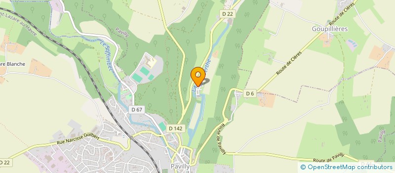 localisation de l'entreprise RINDER-SPS à PAVILLY
