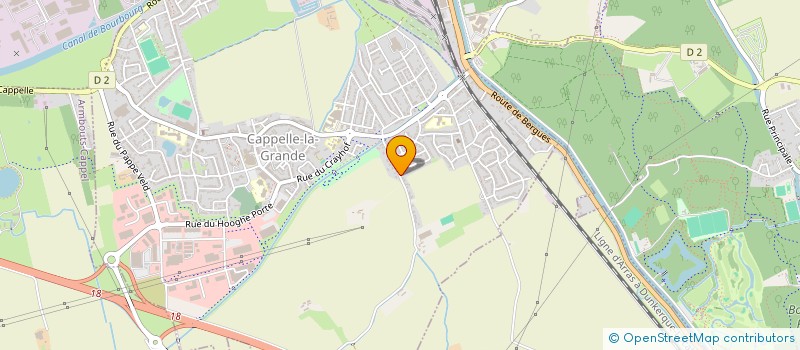 localisation de l'entreprise RINDERS  CAPPELLE-LA-GRANDE