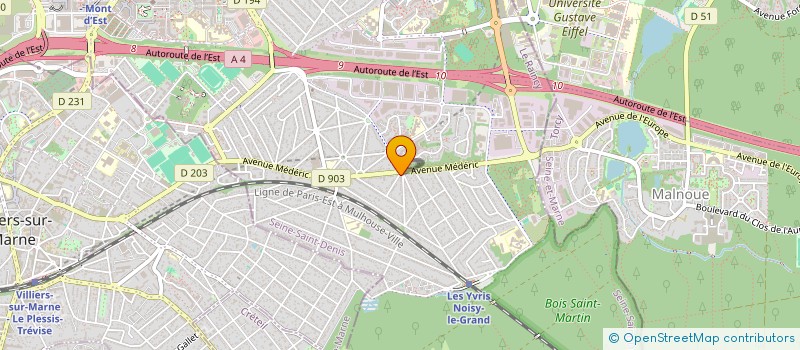 localisation de l'entreprise RINEAU à NOISY-LE-GRAND