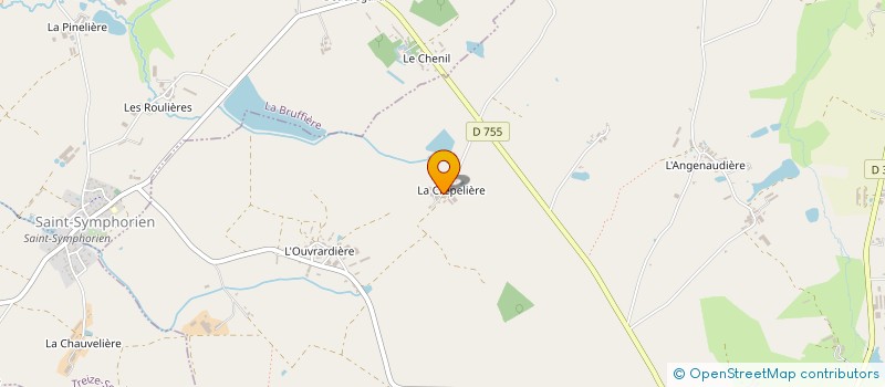 localisation de l'entreprise RINEAU  LES LANDES-GENUSSON