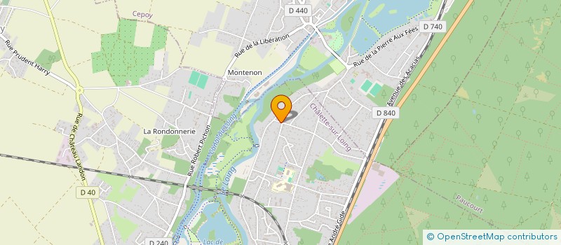 localisation de l'entreprise RINERGY à CHALETTE-SUR-LOING