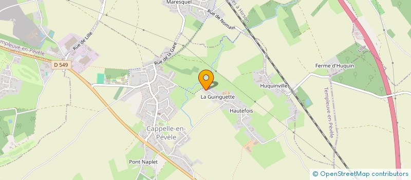 localisation de l'entreprise RINEVA  CAPPELLE-EN-PEVELE