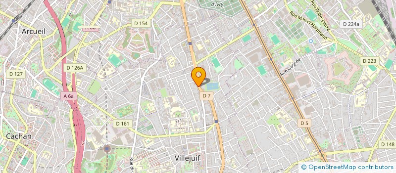 localisation de l'entreprise RING à VILLEJUIF