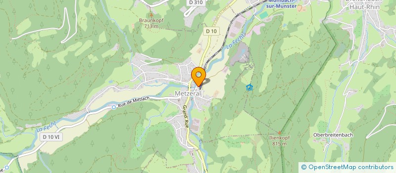 localisation de l'entreprise RING-BAU SNC  MUHLBACH-SUR-MUNSTER