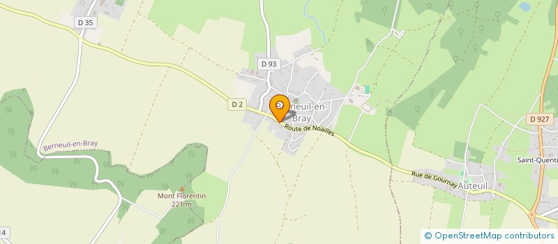 localisation de l'entreprise RING BEAUVAISIEN  BERNEUIL-EN-BRAY