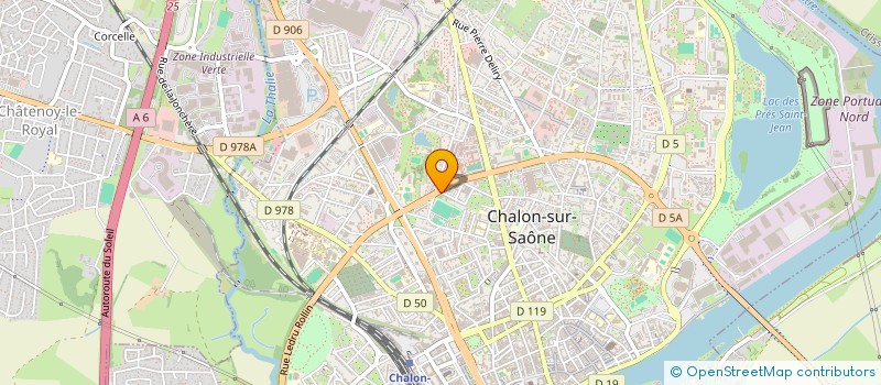 localisation de l'entreprise RING OLYMPIQUE CHALONNAIS à CHALON-SUR-SAONE