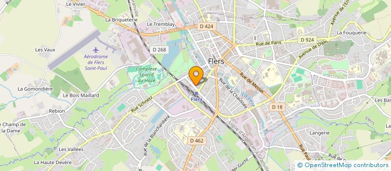 localisation de l'entreprise RING OLYMPIQUE FLERIEN à FLERS