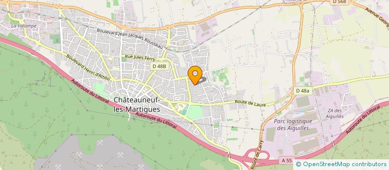 localisation de l'entreprise RING PRODIGES à CHATEAUNEUF-LES-MARTIGUES