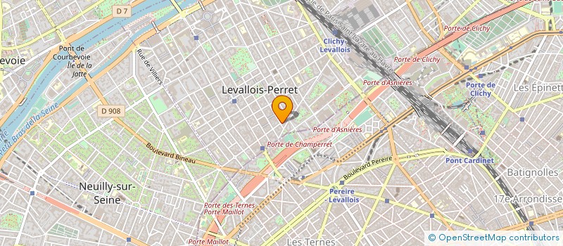 localisation de l'entreprise RING TOURS IFB à LEVALLOIS-PERRET