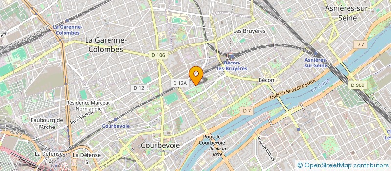localisation de l'entreprise RINGEAT à COURBEVOIE