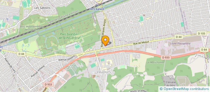 localisation de l'entreprise RINGO MULTI SERVICE à VAUJOURS