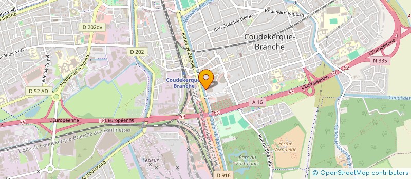 localisation de l'entreprise RINGOT ANTOINE ET PIERRE  COUDEKERQUE-BRANCHE