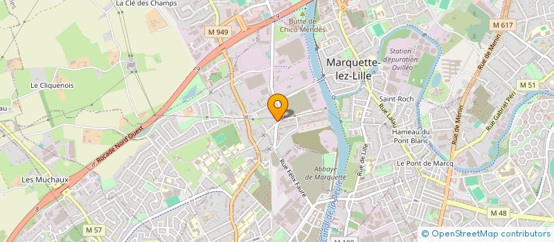 localisation de l'entreprise RINGSHOT à MARQUETTE-LEZ-LILLE