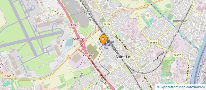 localisation de l'entreprise RINGTEX S.A.R.L. à SAINT-LOUIS