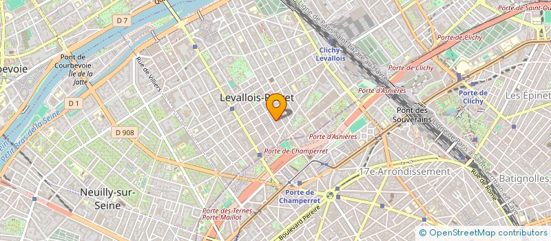 localisation de l'entreprise RINNOVATION à LEVALLOIS-PERRET