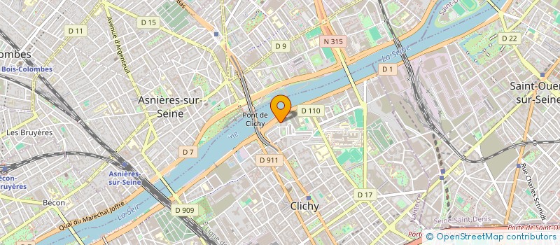 localisation de l'entreprise RINO DELLA NEGRA à CLICHY