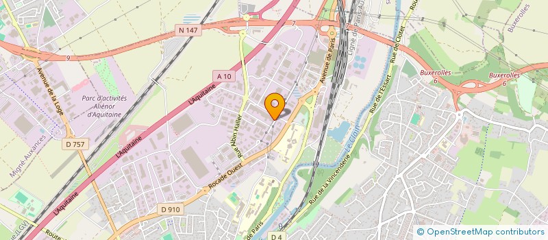 localisation de l'entreprise RINOCEROS-MEDIAGRAPHIE à POITIERS
