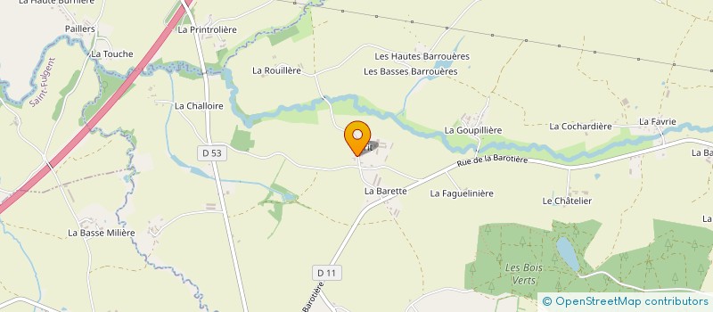 localisation de l'entreprise RINTAUD SOUDURE à LES HERBIERS
