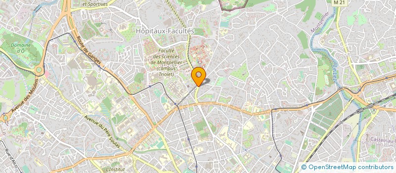 localisation de l'entreprise RIO à MONTPELLIER