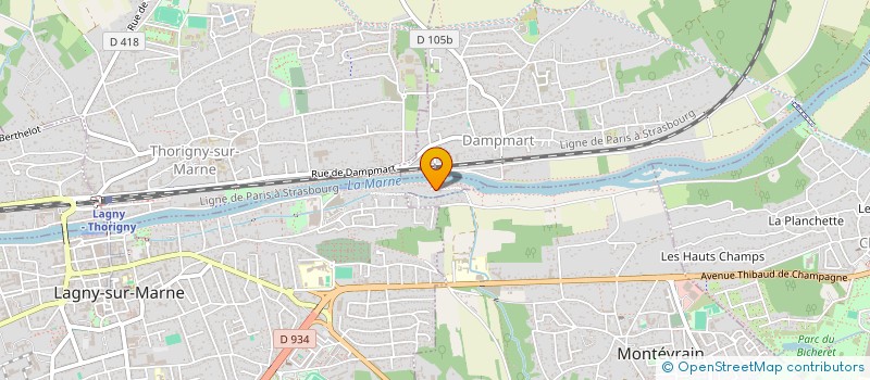 localisation de l'entreprise RIO  LAGNY-SUR-MARNE