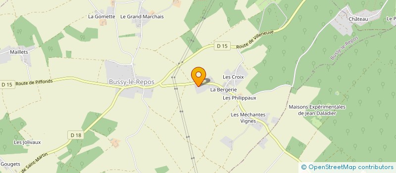localisation de l'entreprise RIO  BUSSY-LE-REPOS