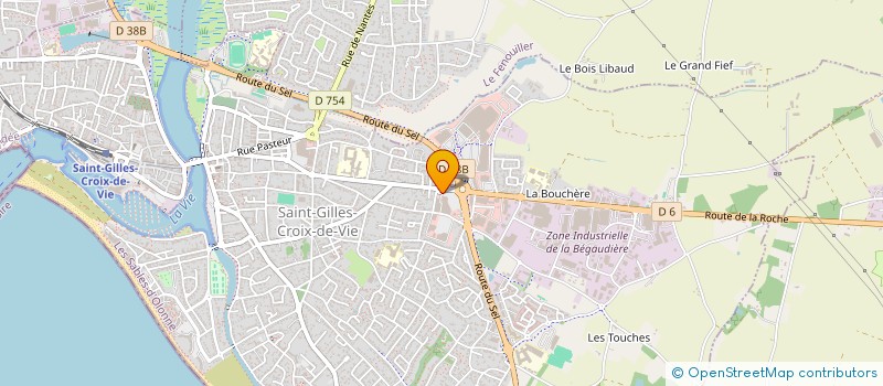 localisation de l'entreprise RIO à SAINT-GILLES-CROIX-DE-VIE