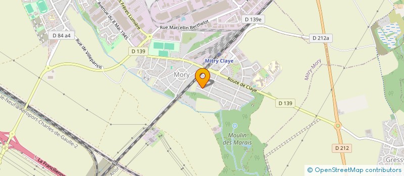 localisation de l'entreprise RIO  MITRY-MORY